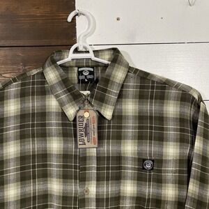 LowRider Original Plaid Flannel Long Sleeve Shirt Men's Large